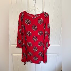 LOFT Long Sleeve Shift Dress. Size 20.